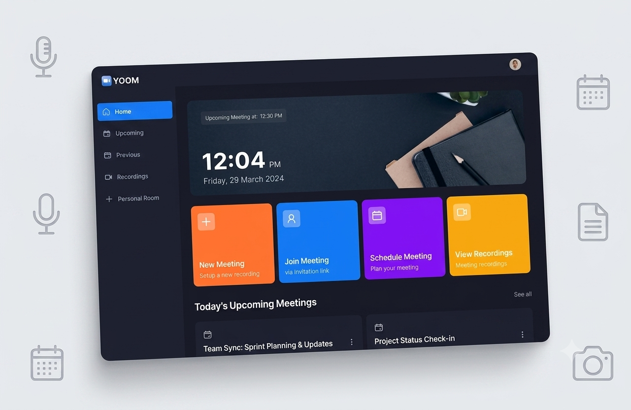 Screenshot preview of Yoom - Video Conferencing App